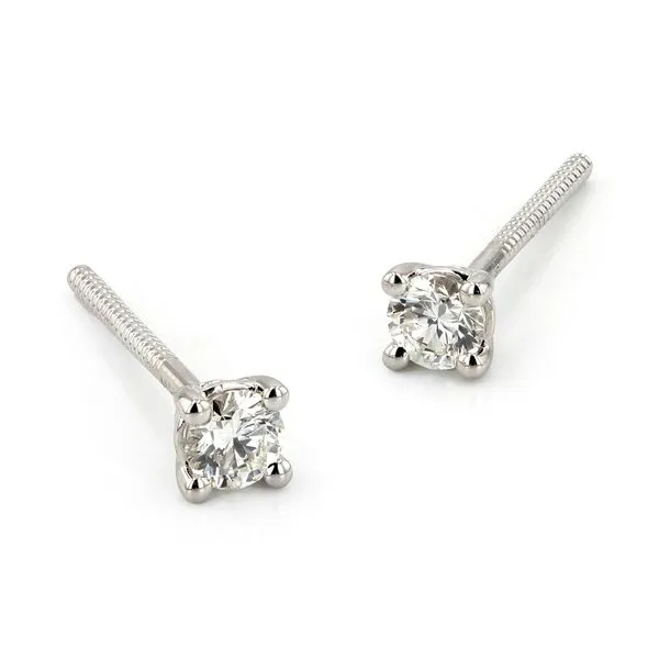 0.25tw Essential Collection Round Diamond Stud Earrings La Mine d'Or Moncton, NB