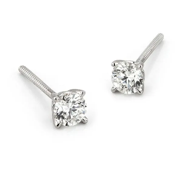 0.50tw Essential Collection Round Diamond Stud Earrings La Mine d'Or Moncton, NB