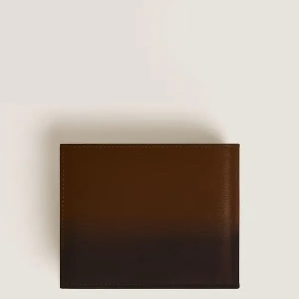 Montblanc Meisterstuck Brown Leather Wallet 6cc Image 2 La Mine d'Or Moncton, NB