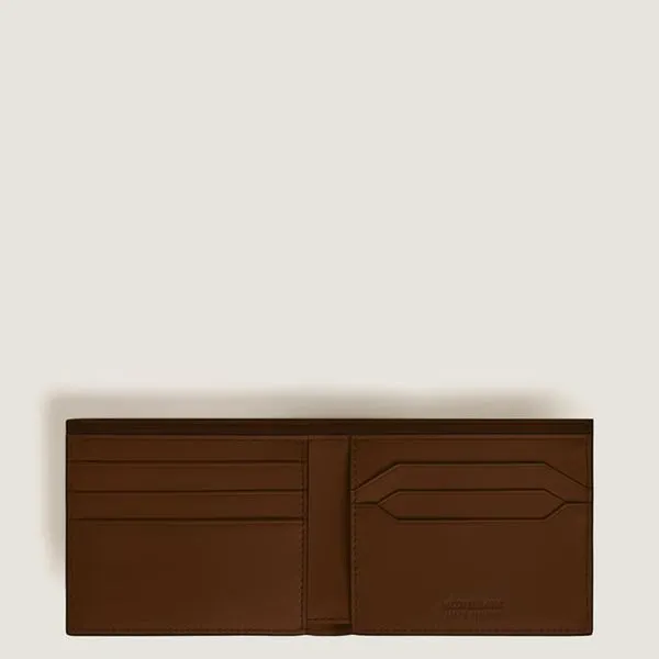 Montblanc Meisterstuck Brown Leather Wallet 6cc Image 5 La Mine d'Or Moncton, NB