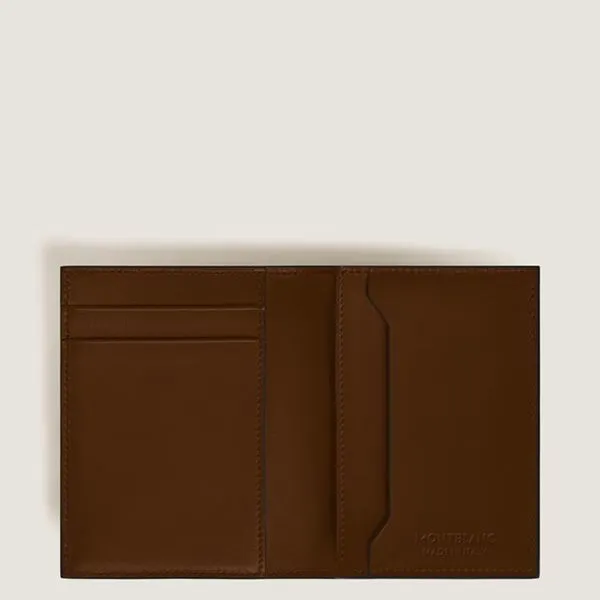 Montblanc Meisterstuck Brown Leather Card Holder 4cc Image 5 La Mine d'Or Moncton, NB
