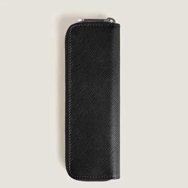 Montblanc Sartorial Black 1 Pen Pouch with Zip Image 3 La Mine d'Or Moncton, NB