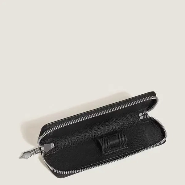 Montblanc Sartorial Black 1 Pen Pouch with Zip Image 5 La Mine d'Or Moncton, NB