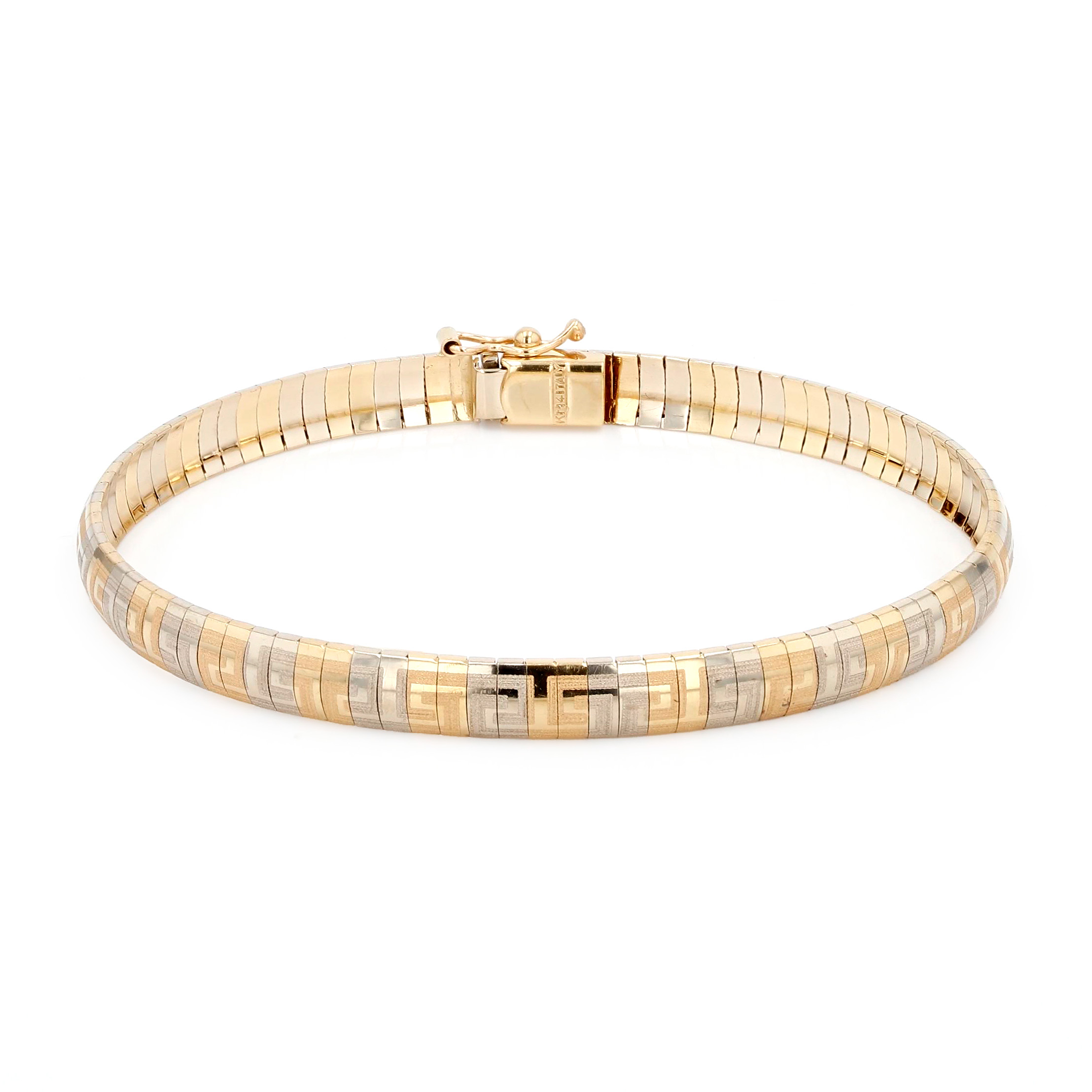 Estate 14kt Two-tone Gold Flexible Bracelet La Mine d'Or Moncton, NB