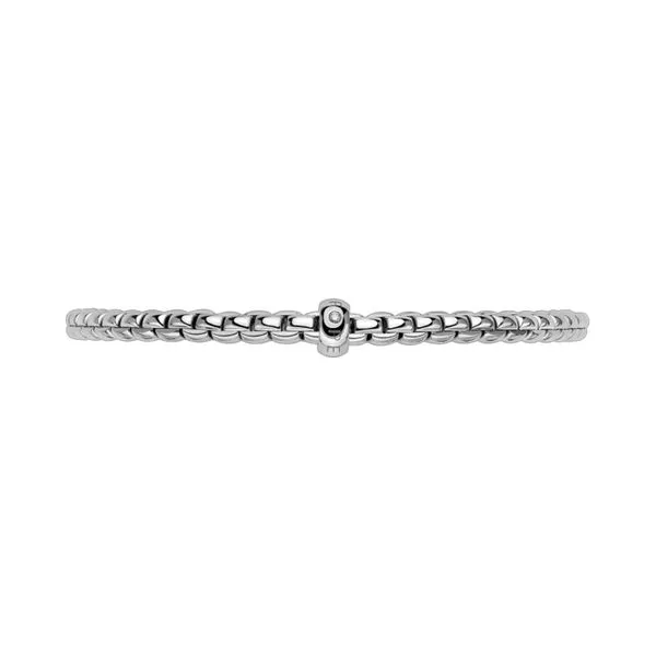 FOPE Eka Flex'it White Gold Diamond Bracelet, Size M Image 2 La Mine d'Or Moncton, NB