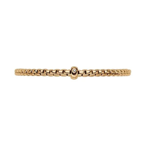 FOPE Eka Flex'it Yellow Gold Diamond Bracelet, Size M Image 2 La Mine d'Or Moncton, NB