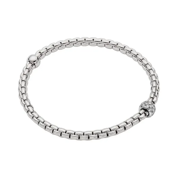 FOPE Eka Flex'it 18kt White Gold Diamond Bracelet, Size L La Mine d'Or Moncton, NB