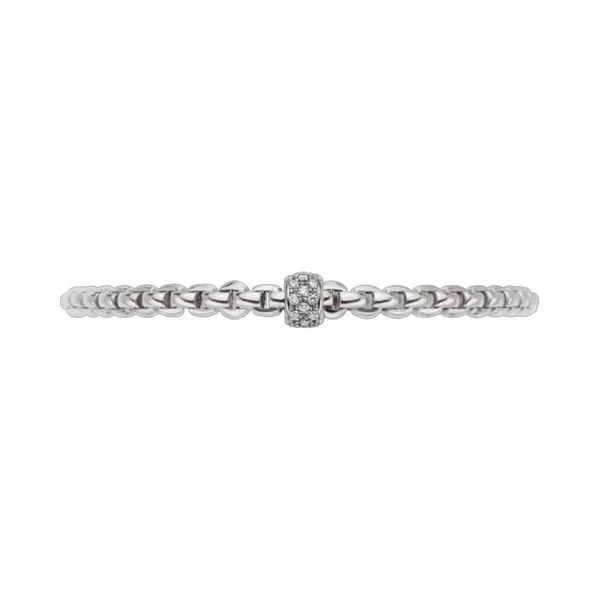 FOPE Eka Flex'it 18kt White Gold Diamond Bracelet, Size L Image 3 La Mine d'Or Moncton, NB