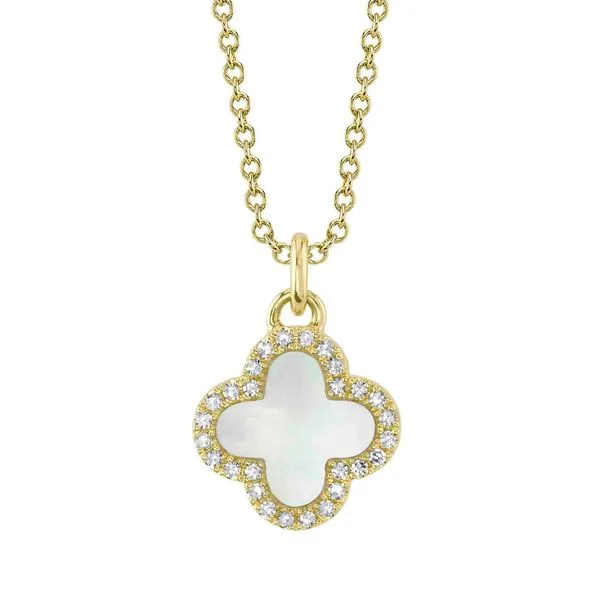 0.49tw Shy Creation Kate Diamond & Mother of Pearl Clover Necklace La Mine d'Or Moncton, NB