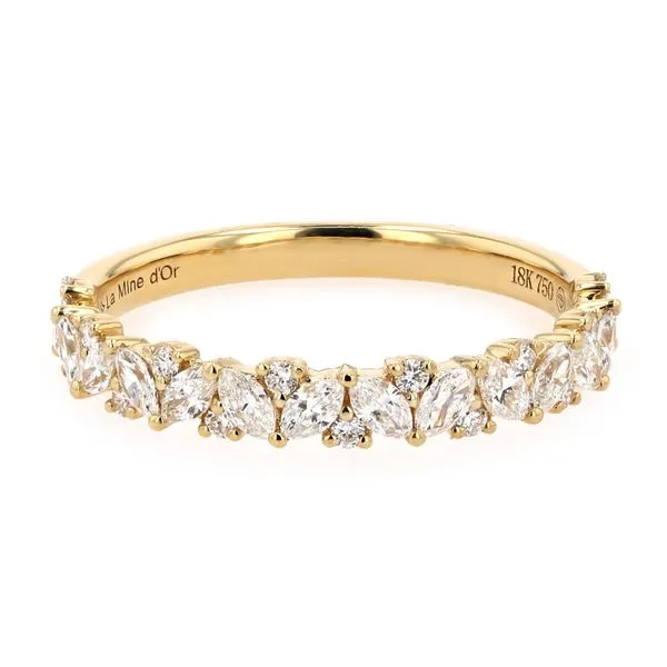 0.60tw Together Diamond Cluster Wedding Band La Mine d'Or Moncton, NB