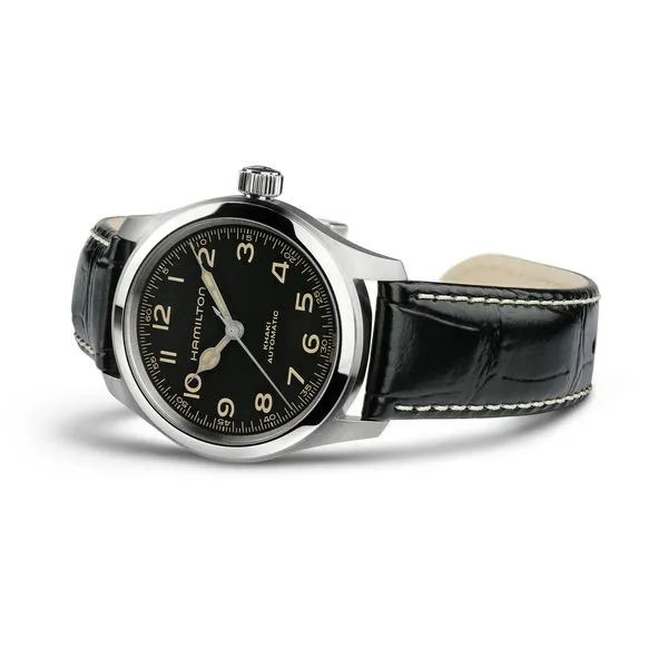 Hamilton Khaki Field Murph Automatic Watch Black Dial 38mm Image 2 La Mine d'Or Moncton, NB