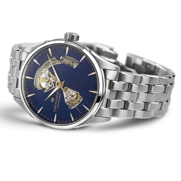 Hamilton Jazzmaster Open Heart Auto Midnight Blue Dial 42mm Image 2 La Mine d'Or Moncton, NB