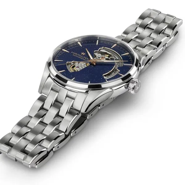 Hamilton Jazzmaster Open Heart Auto Midnight Blue Dial 42mm Image 3 La Mine d'Or Moncton, NB