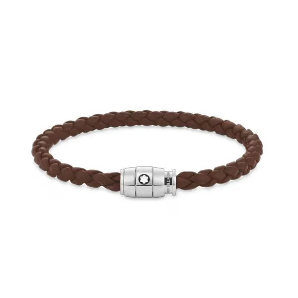 Montblanc Meisterstuck Fauve Brown Leather Bracelet, Medium La Mine d'Or Moncton, NB