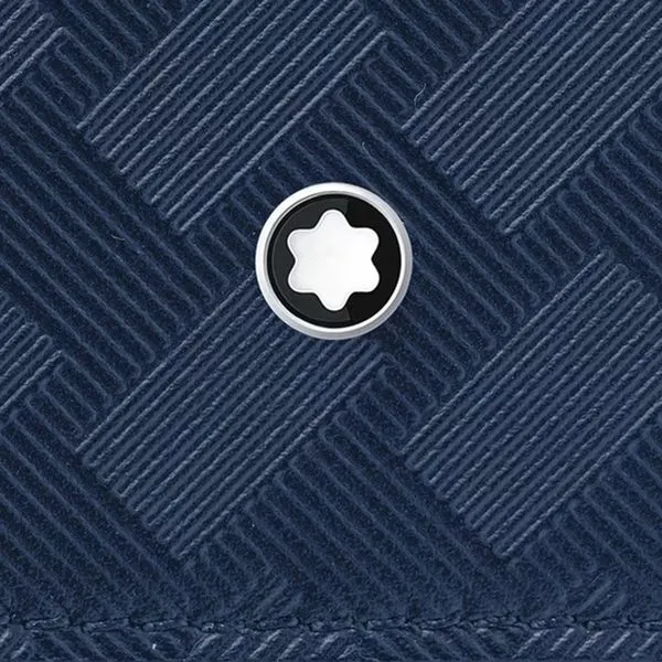 Montblanc Extreme 3.0 Ink Blue Leather Wallet 6cc Image 3 La Mine d'Or Moncton, NB