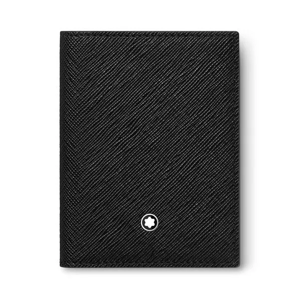 Montblanc Sartorial Black Leather Card Holder 4cc La Mine d'Or Moncton, NB