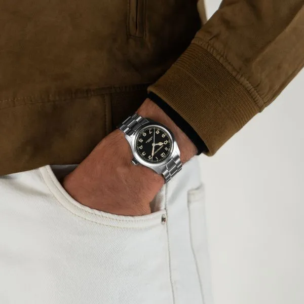 Hamilton Khaki Field Murph Automatic Watch Black Dial 38mm Image 5 La Mine d'Or Moncton, NB