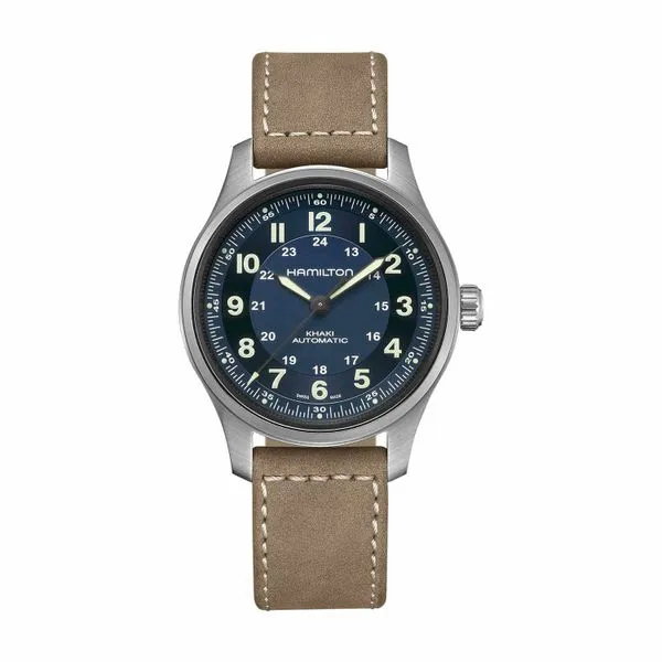 Hamilton Khaki Field Titanium Automatic Blue Dial 42mm La Mine d'Or Moncton, NB