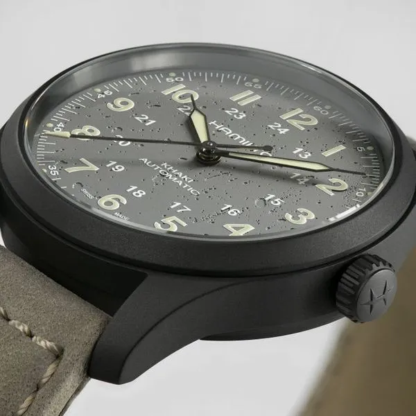 Hamilton Khaki Field Titanium Automatic Grey Dial 38mm Image 4 La Mine d'Or Moncton, NB