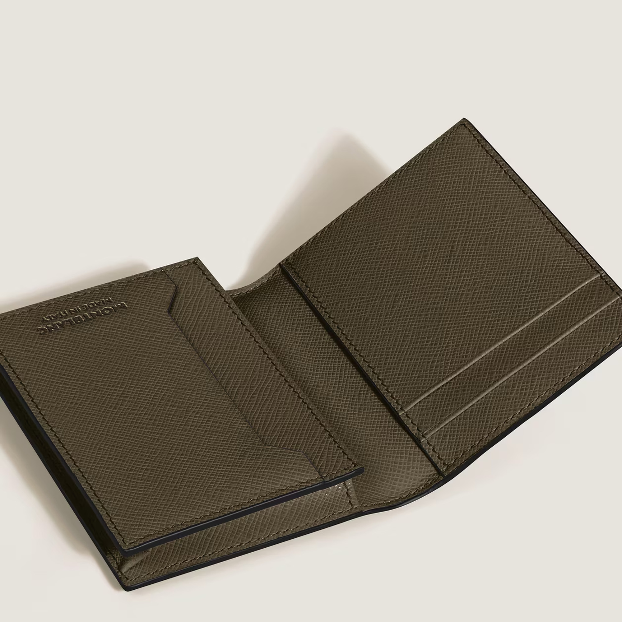 Montblanc Sartorial Khaki Card Holder 4cc Image 3 La Mine d'Or Moncton, NB