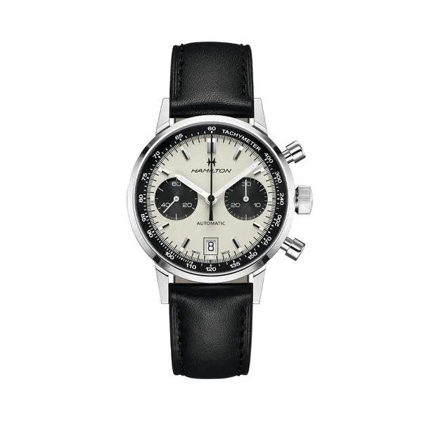 Hamilton American Classic Intra-Matic Chrono Watch White Dial 40mm La Mine d'Or Moncton, NB