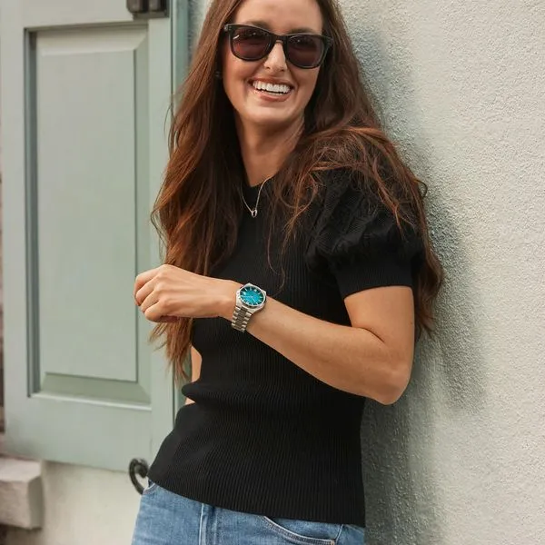 Citizen Automatic Tsuyosa Watch Teal Dial 40mm Image 5 La Mine d'Or Moncton, NB