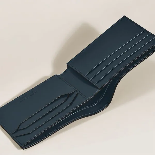 Montblanc Meisterstuck Velvet Blue Wallet 6cc Image 3 La Mine d'Or Moncton, NB