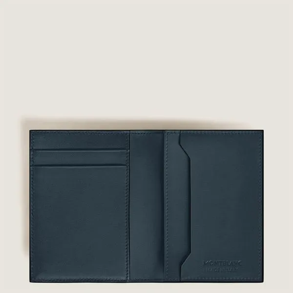 Montblanc Meisterstuck Velvet Blue Card Holder 4cc Image 5 La Mine d'Or Moncton, NB