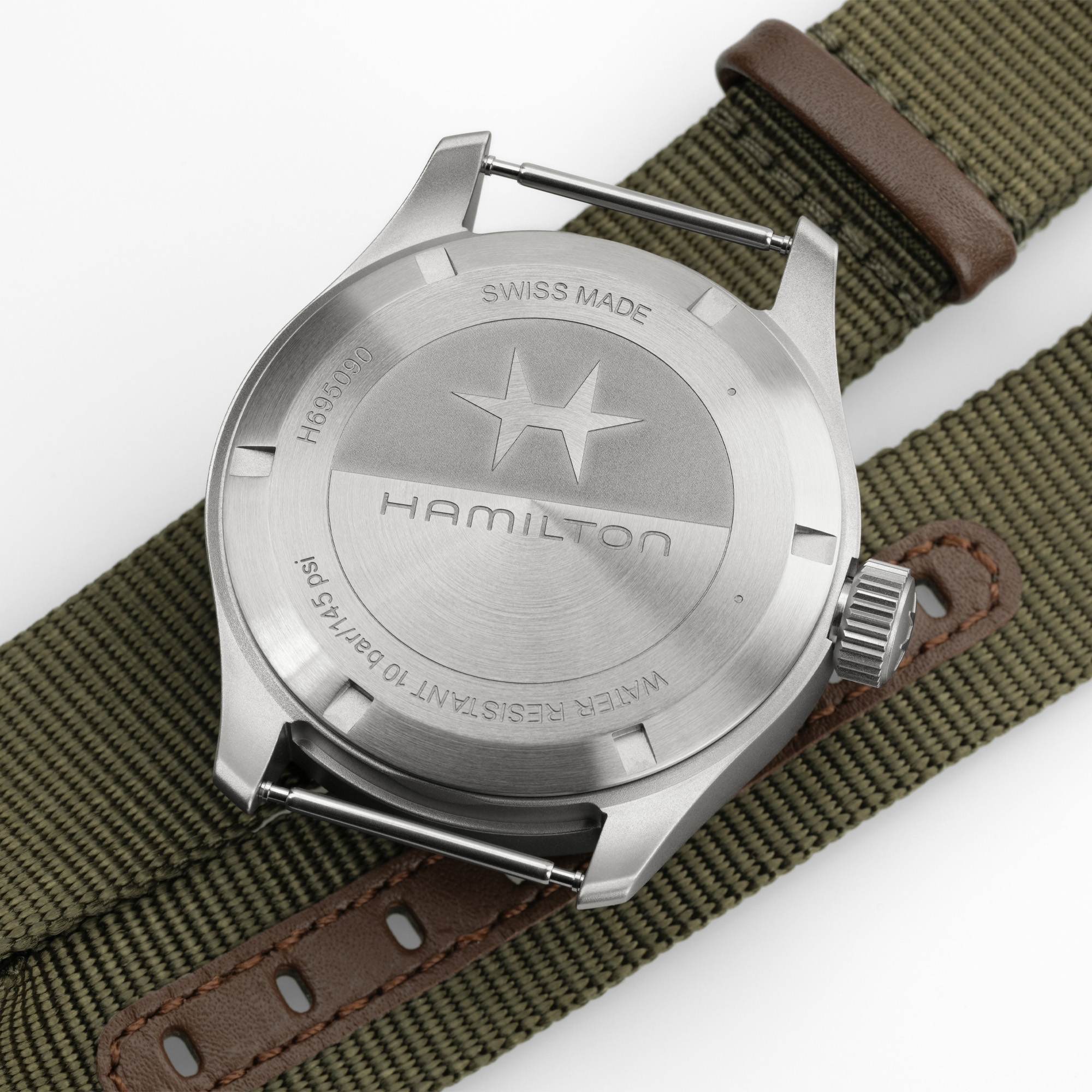 Hamilton Khaki Field Mechanical Power Reserve Black Dial 40mm Image 5 La Mine d'Or Moncton, NB