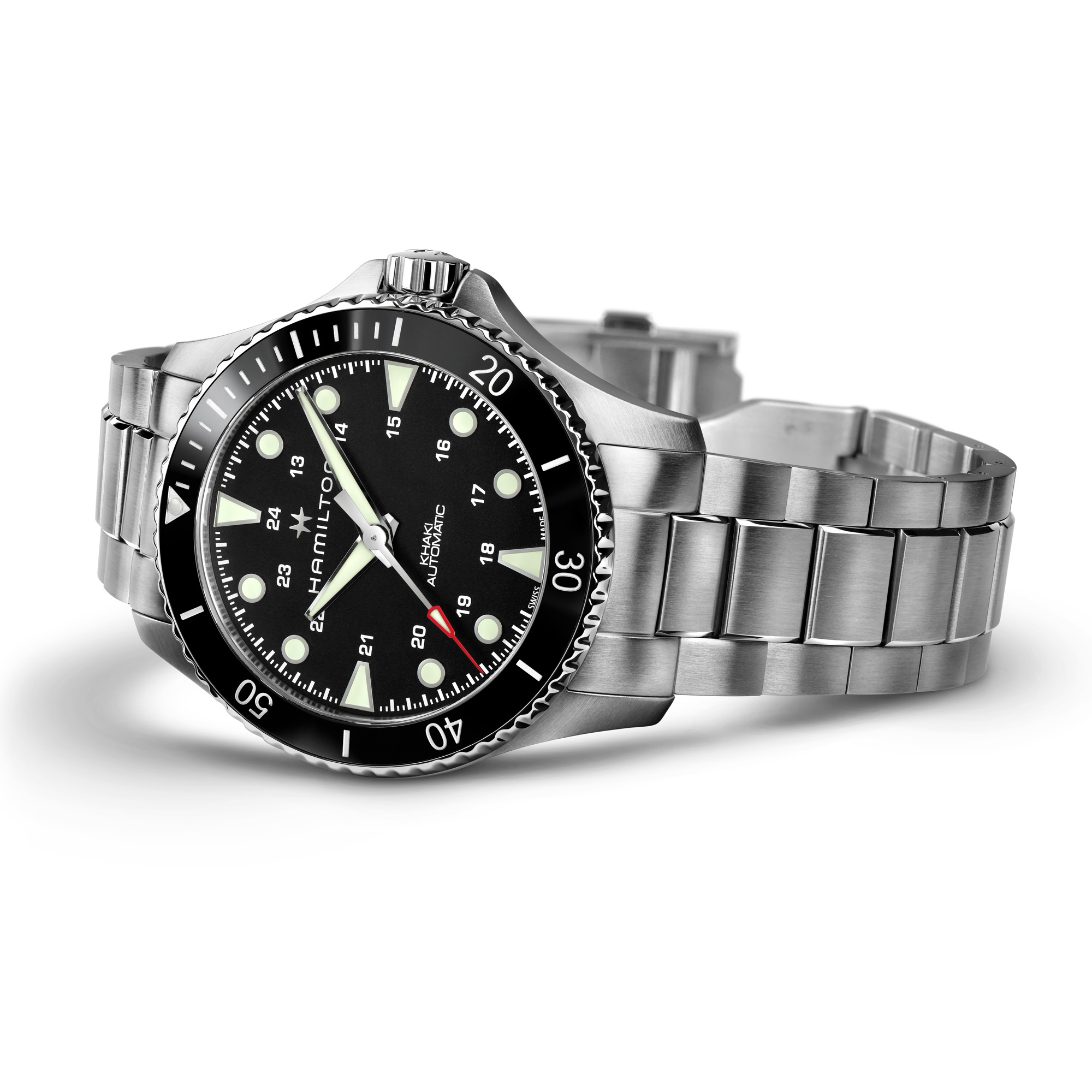 Hamilton Khaki Navy Scuba Automatic Black Dial 43mm Image 2 La Mine d'Or Moncton, NB