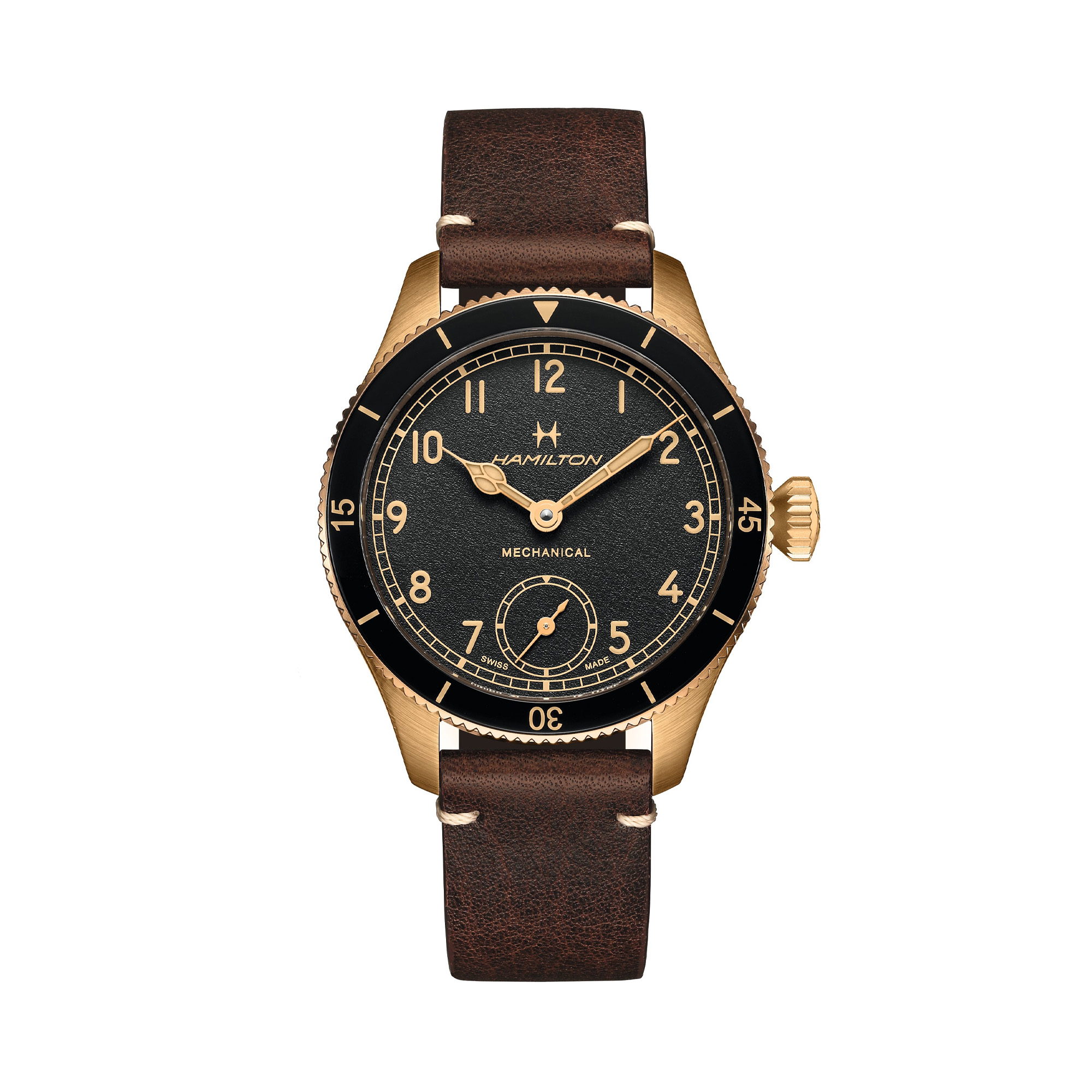 Hamilton Khaki Aviation Pilot Pioneer Mechanical Black Dial Bronze 43mm La Mine d'Or Moncton, NB