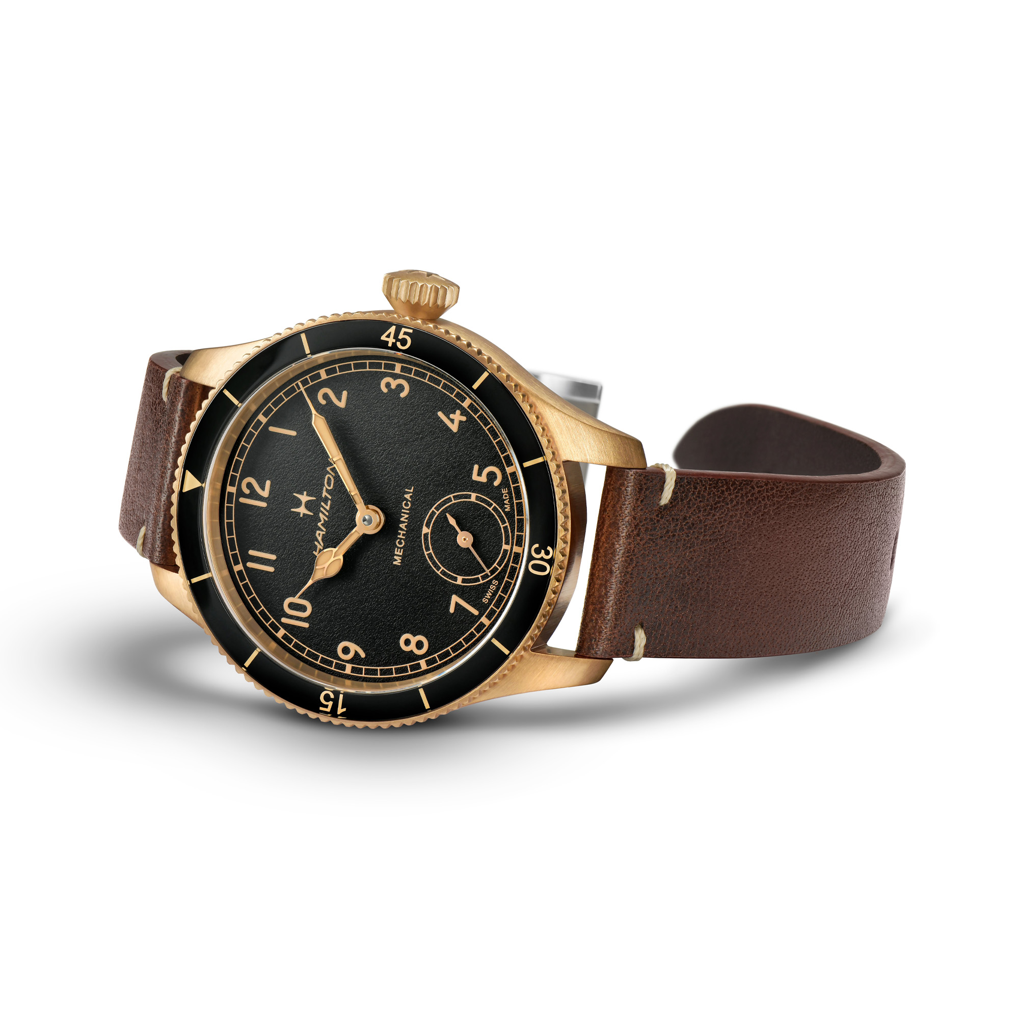 Hamilton Khaki Aviation Pilot Pioneer Mechanical Black Dial Bronze 43mm Image 2 La Mine d'Or Moncton, NB