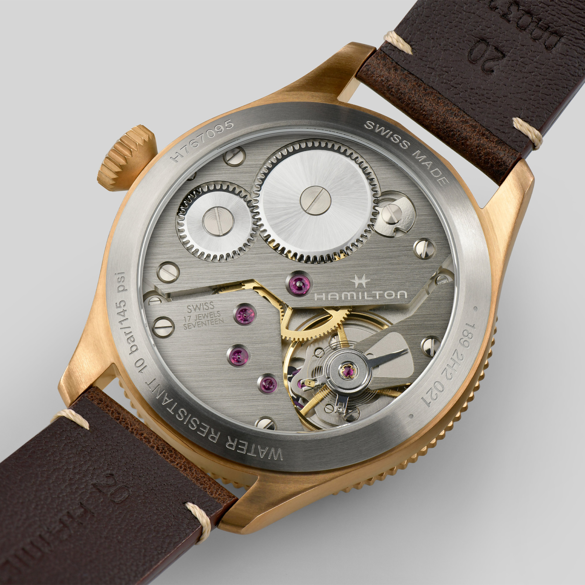 Hamilton Khaki Aviation Pilot Pioneer Mechanical Black Dial Bronze 43mm Image 4 La Mine d'Or Moncton, NB