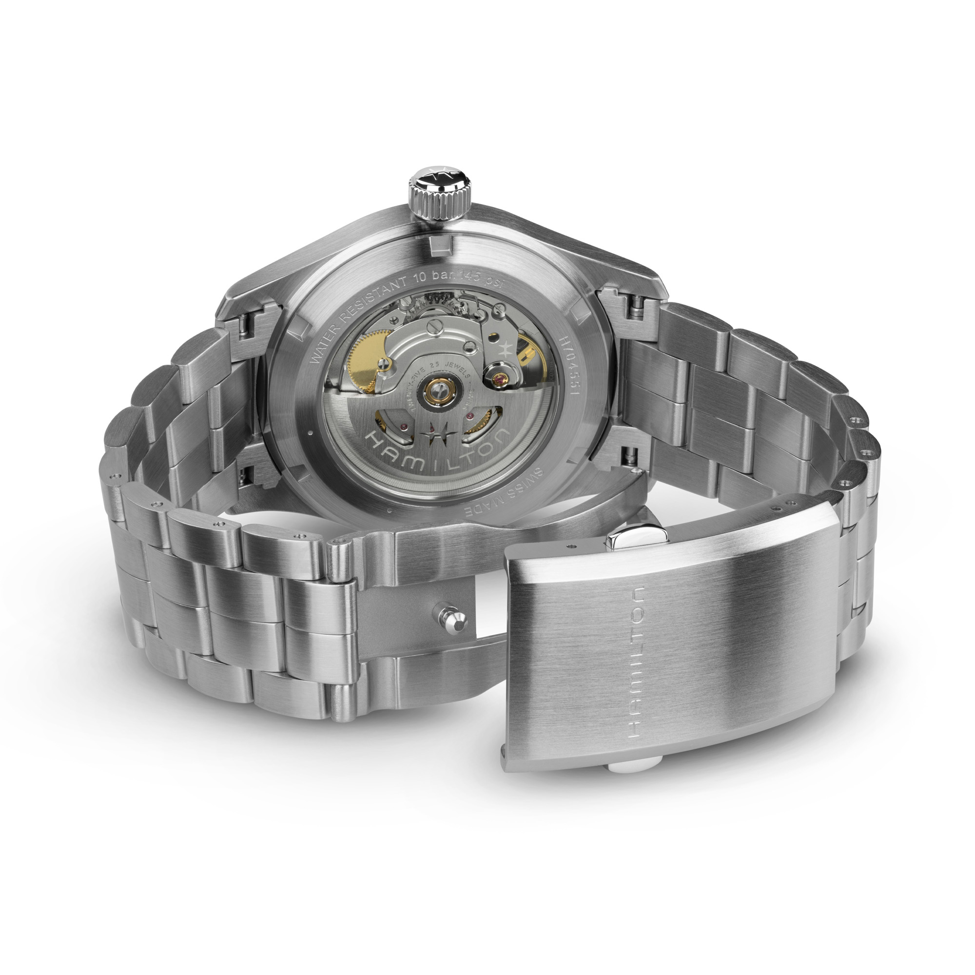 Hamilton Khaki Field Automatic Watch Green Dial 38mm Image 4 La Mine d'Or Moncton, NB