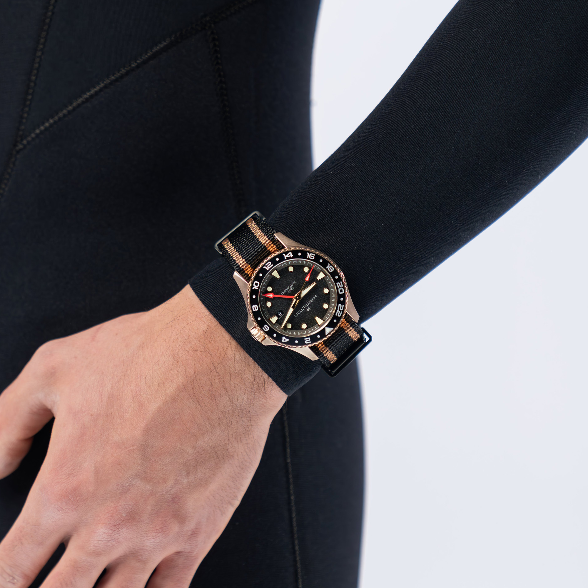 Hamilton Khaki Navy Scuba Automatic GMT Black Dial 43mm Image 5 La Mine d'Or Moncton, NB