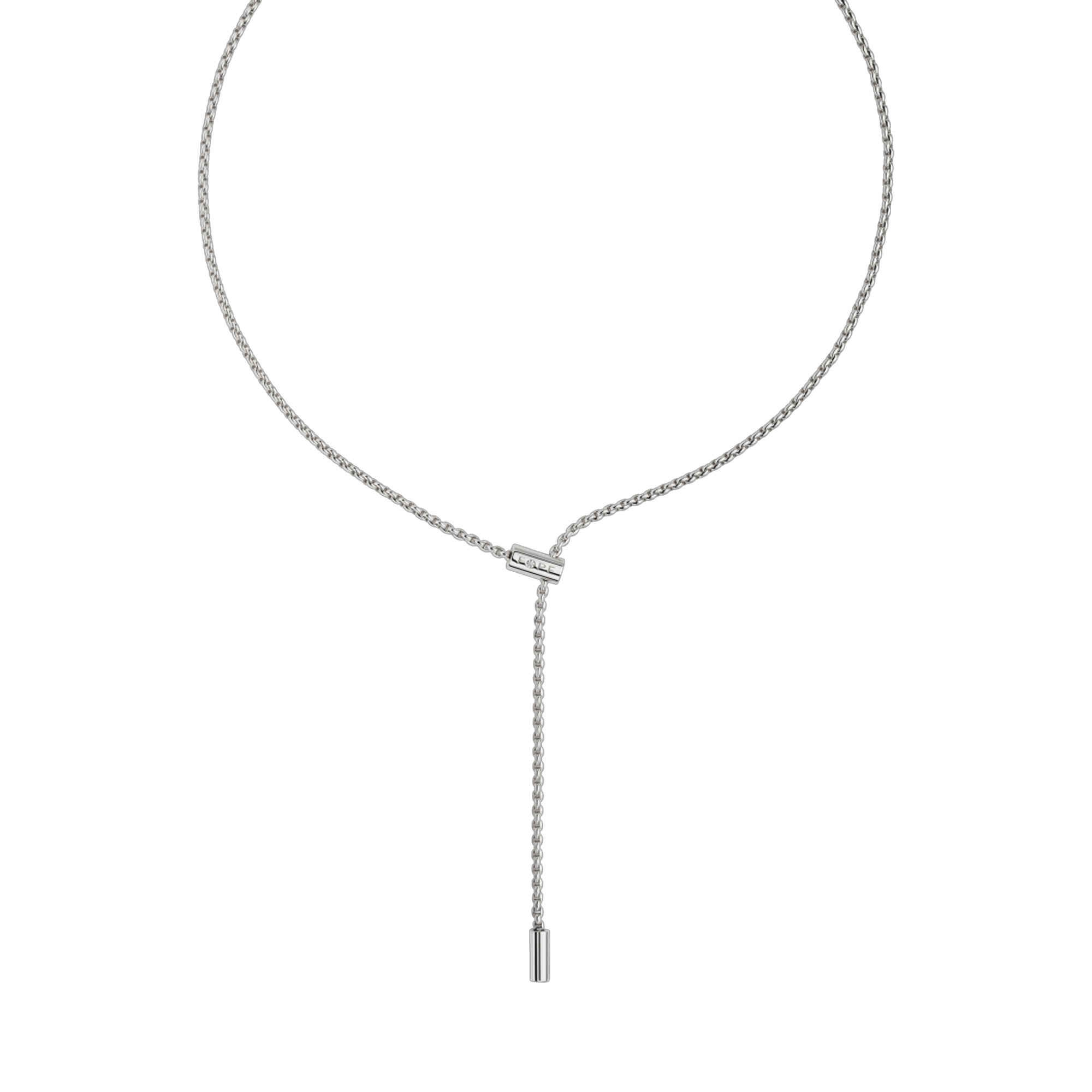 FOPE Aria Lariat White Gold Necklace with Diamond La Mine d'Or Moncton, NB