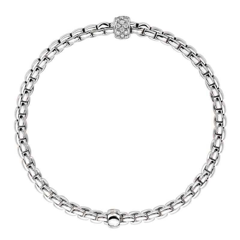 FOPE Eka Tiny Flex'it Diamond Bracelet, Size M Image 2 La Mine d'Or Moncton, NB