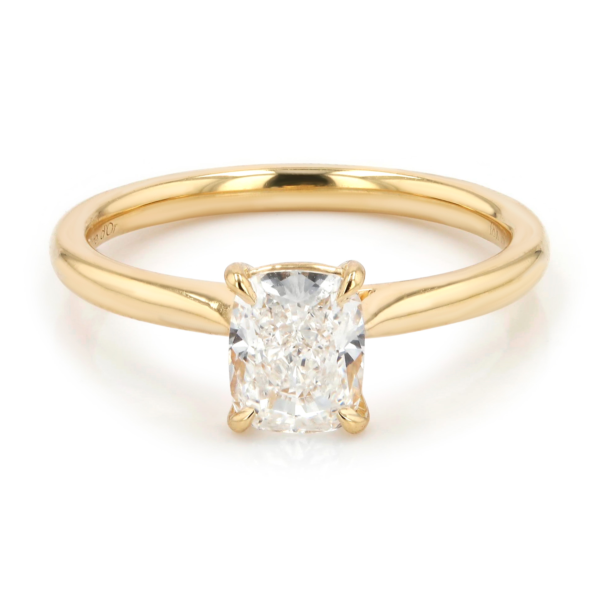 1.01ct Rio Cushion Diamond Solitaire Engagement Ring La Mine d'Or Moncton, NB