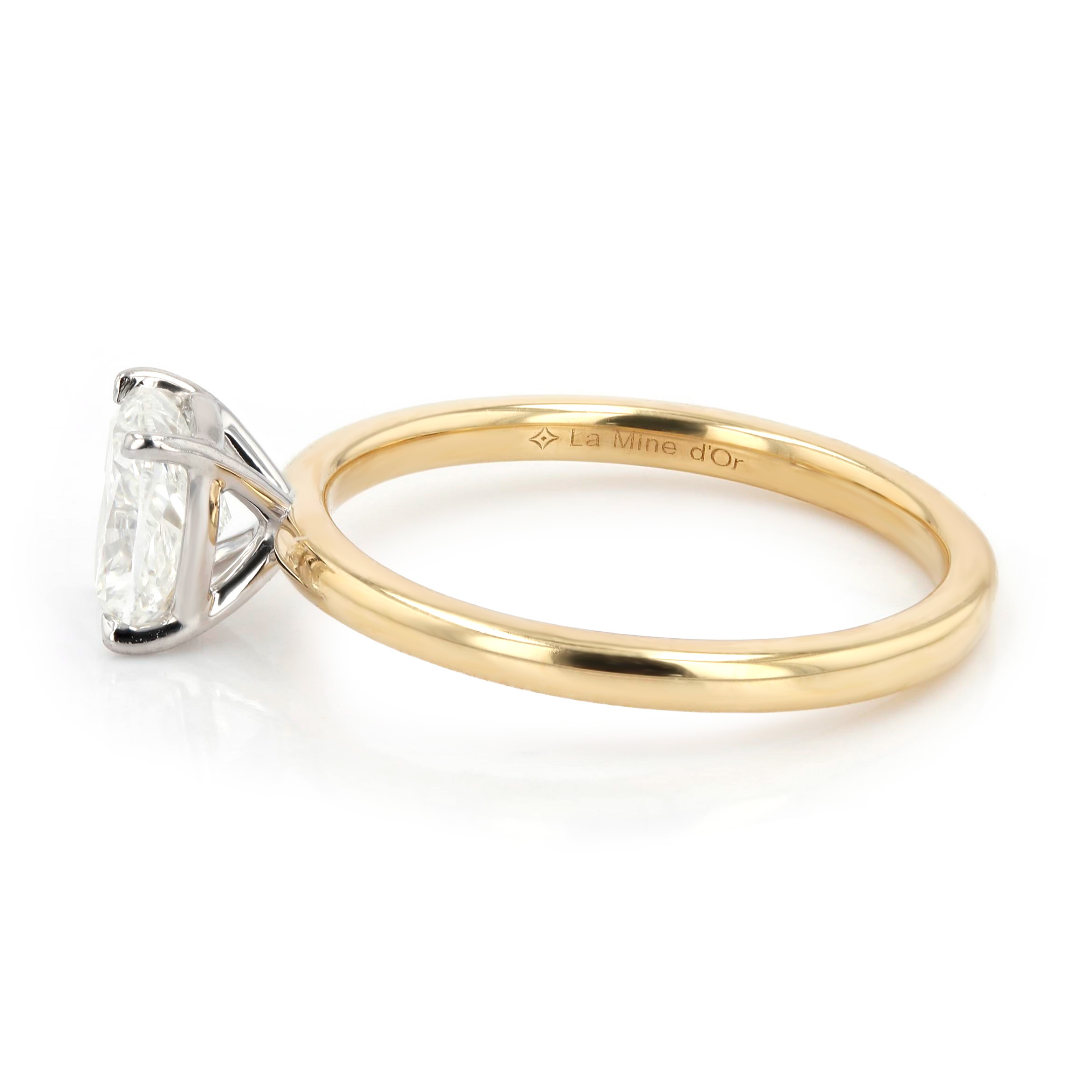 1.00ct Victoria Cushion Diamond Solitaire Engagement Ring Image 2 La Mine d'Or Moncton, NB