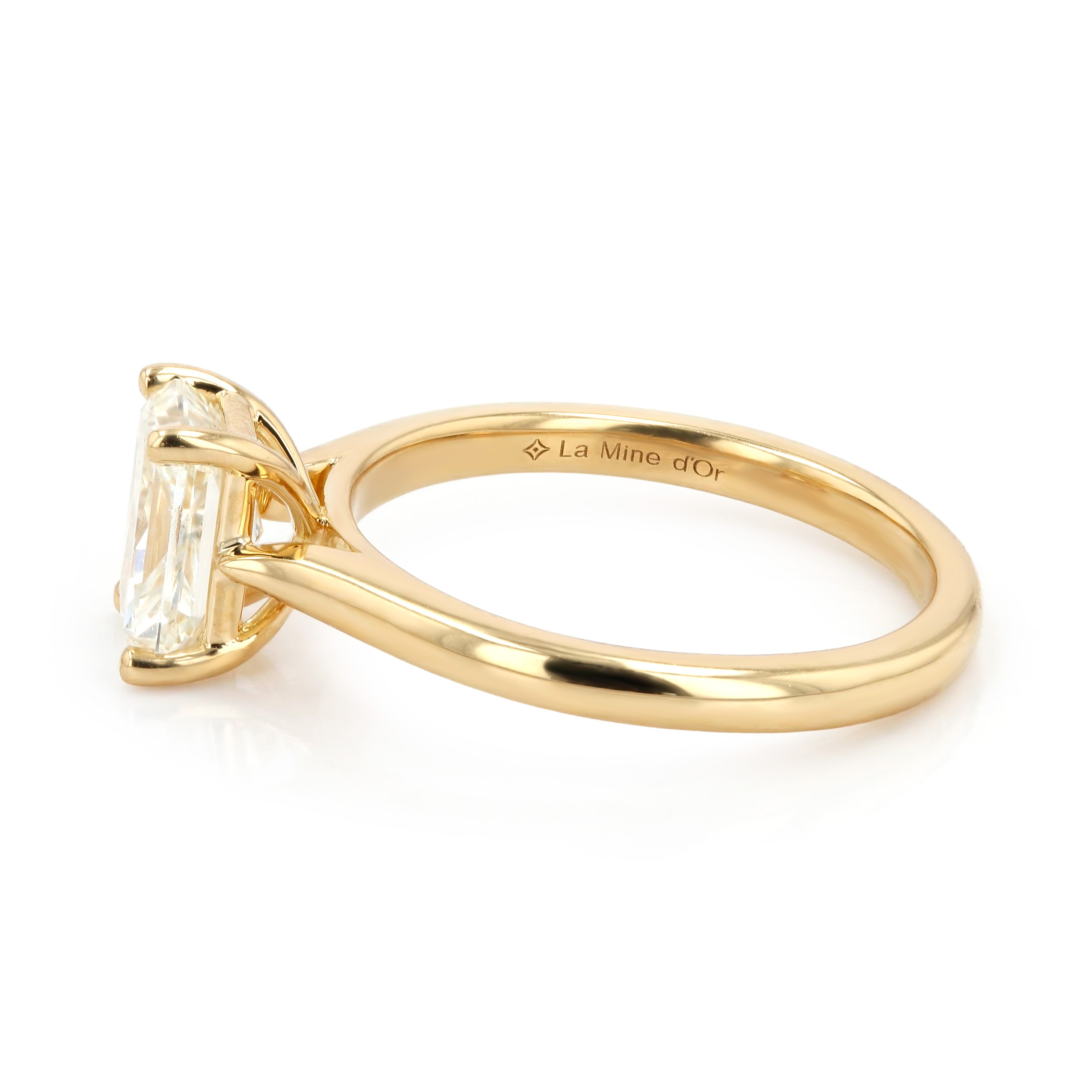 1.52ct Rio Radiant Diamond Solitaire Engagement Ring Image 2 La Mine d'Or Moncton, NB