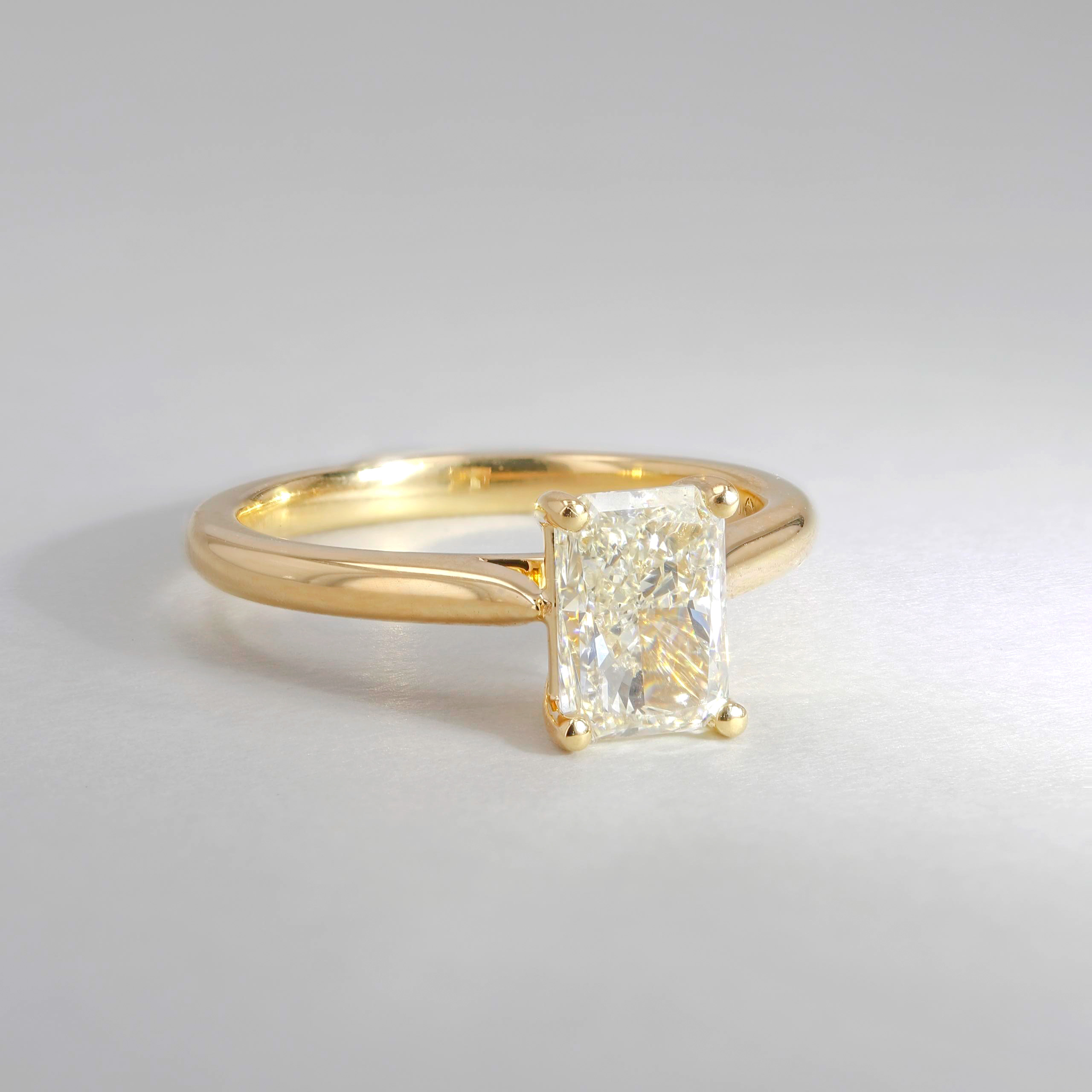 1.52ct Rio Radiant Diamond Solitaire Engagement Ring Image 3 La Mine d'Or Moncton, NB