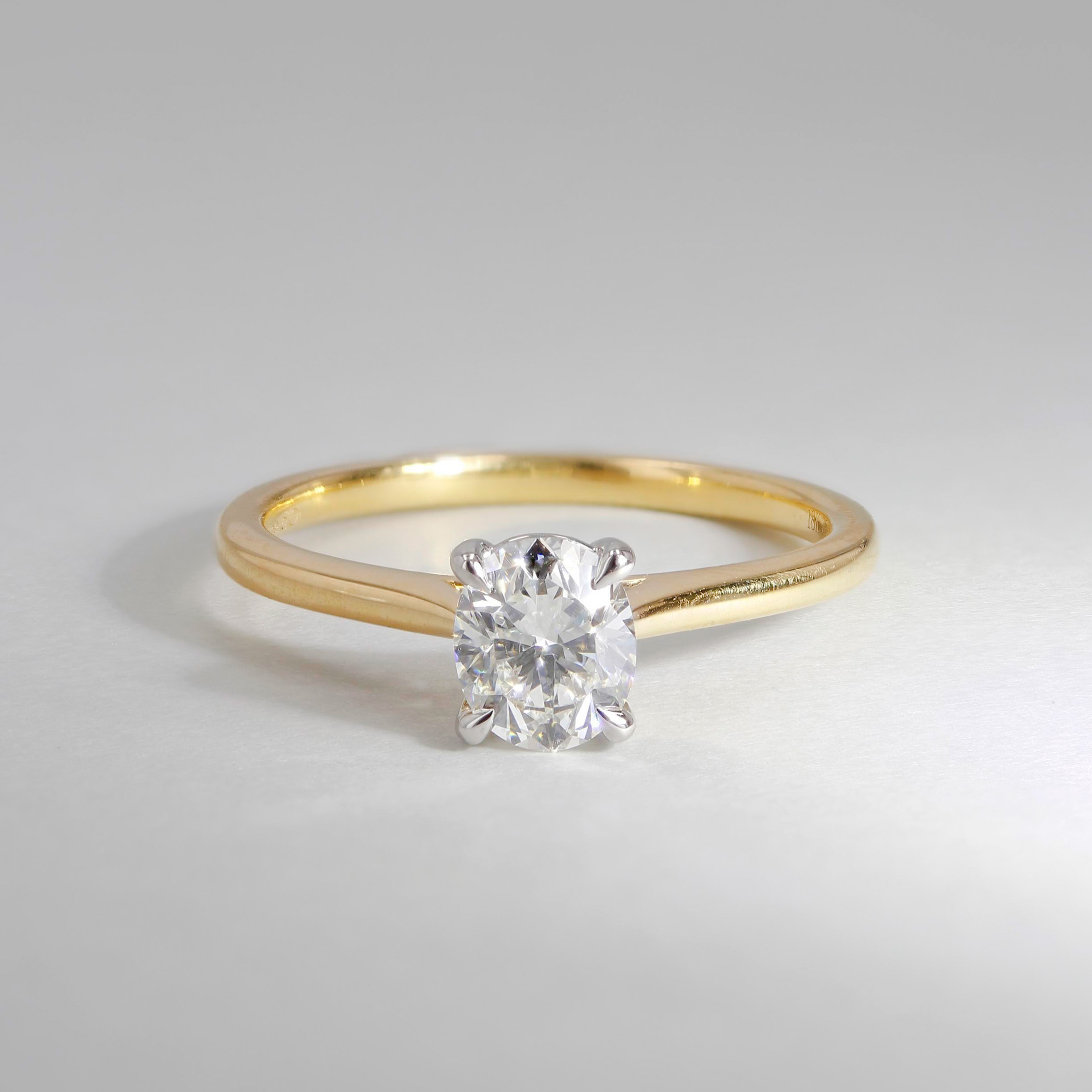 0.77ct Rio Black Label Oval Diamond Solitaire Engagement Ring Image 3 La Mine d'Or Moncton, NB