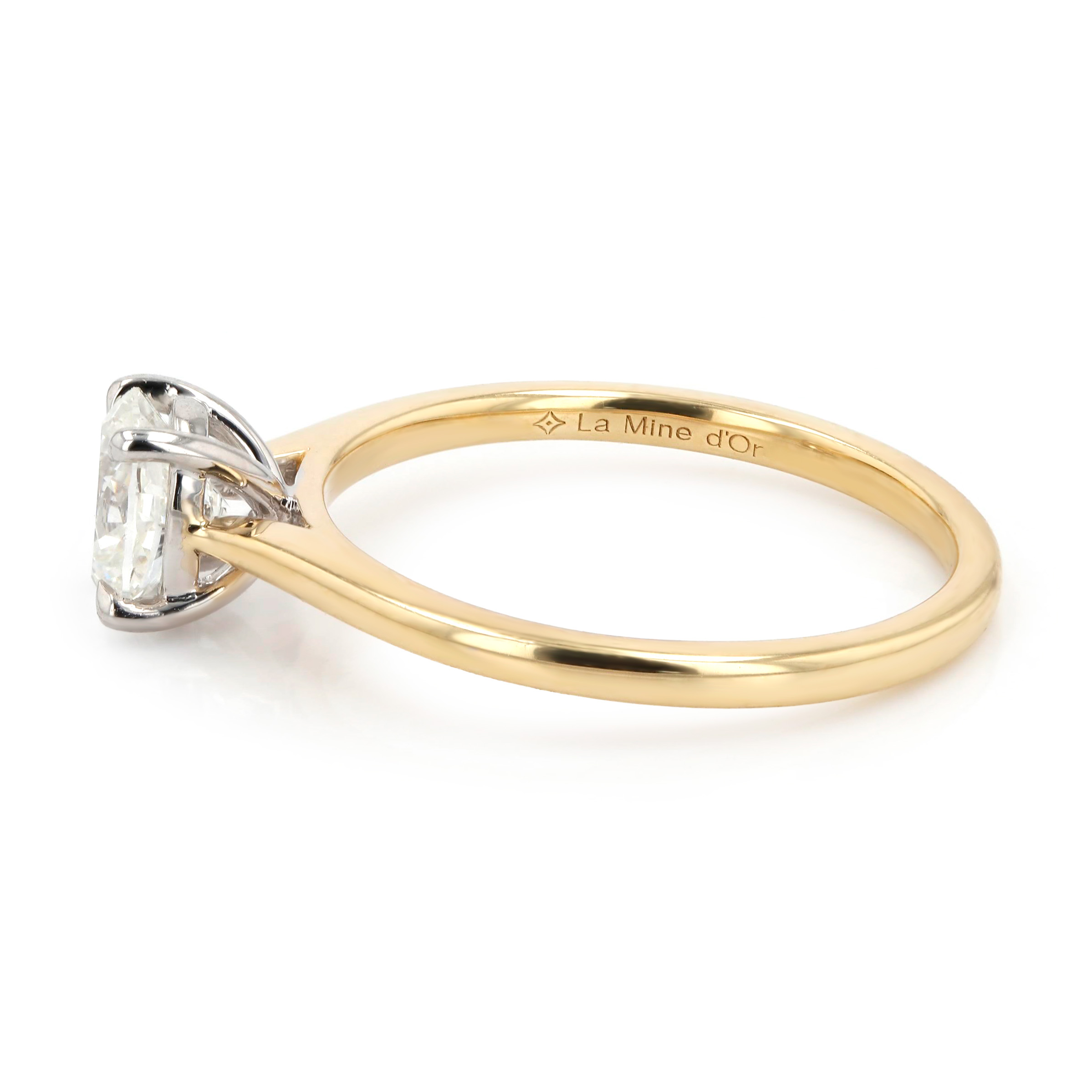 1.00tw Paris Radiant Diamond Engagement Ring Image 2 La Mine d'Or Moncton, NB