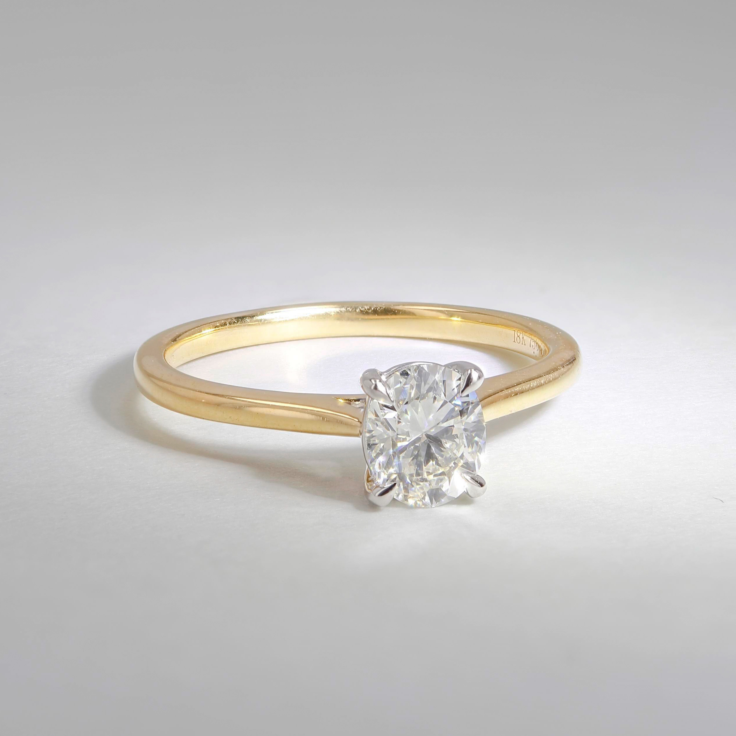 1.00tw Paris Radiant Diamond Engagement Ring Image 4 La Mine d'Or Moncton, NB