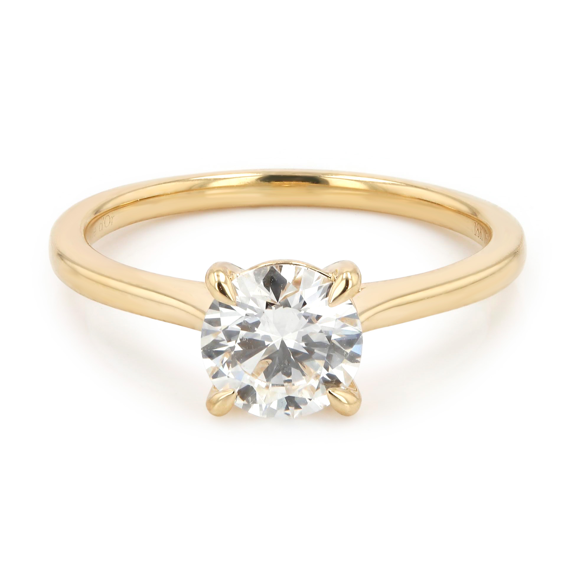 0.96ct Rio Round Brilliant Diamond Solitaire Engagement Ring La Mine d'Or Moncton, NB