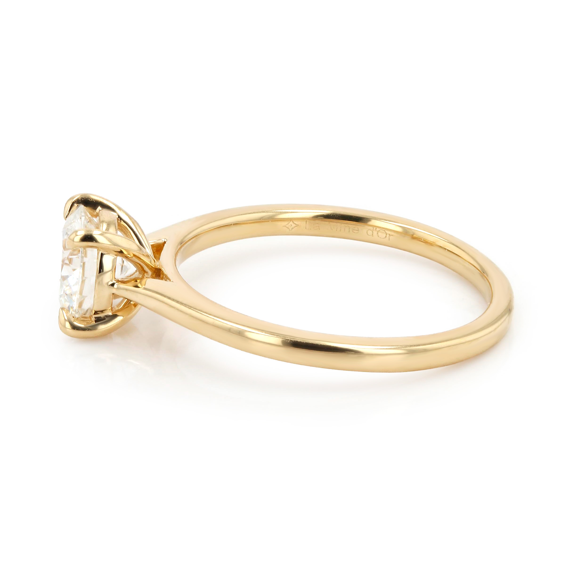 0.96ct Rio Round Brilliant Diamond Solitaire Engagement Ring Image 2 La Mine d'Or Moncton, NB