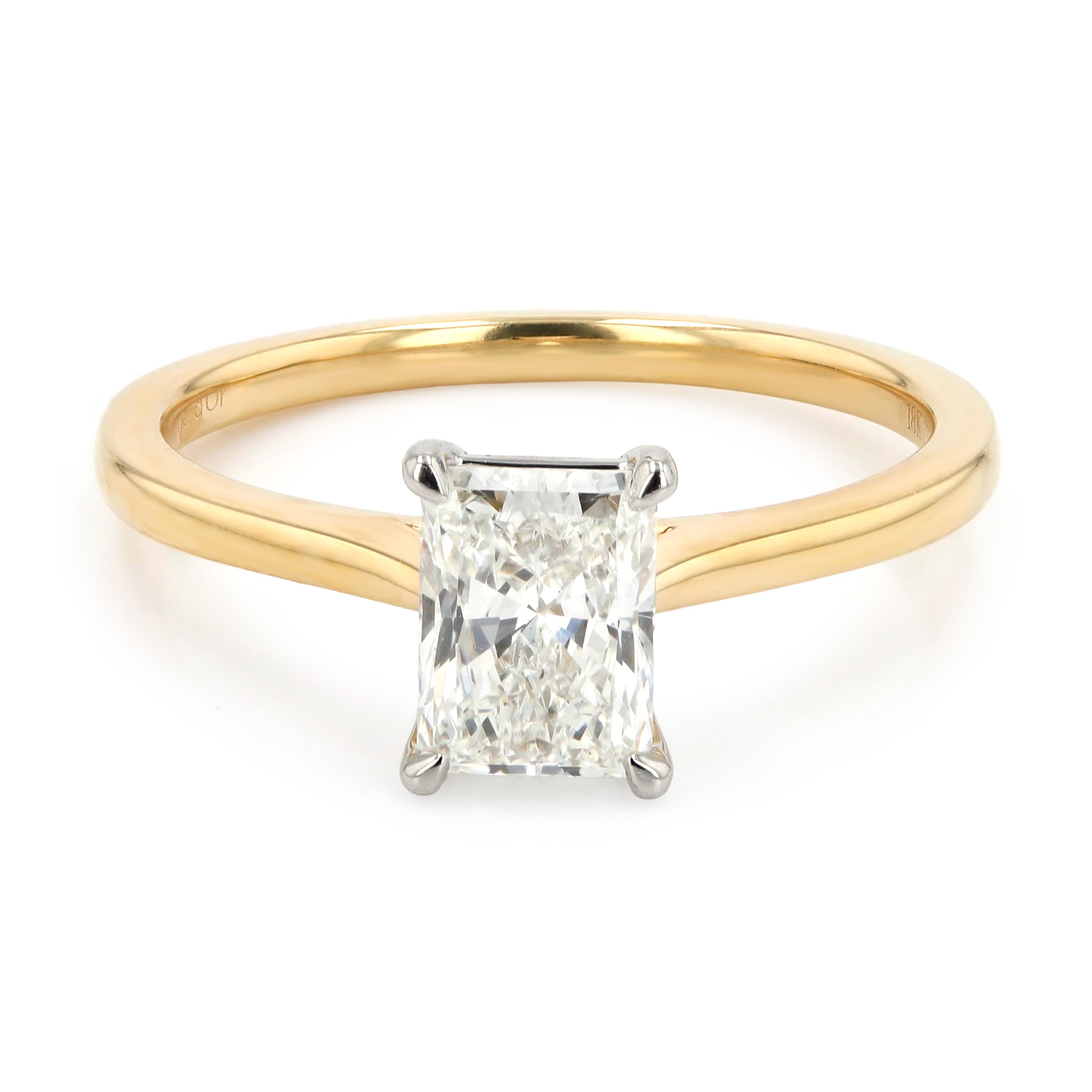 0.94ct Rio Radiant Diamond Solitaire Engagement Ring La Mine d'Or Moncton, NB