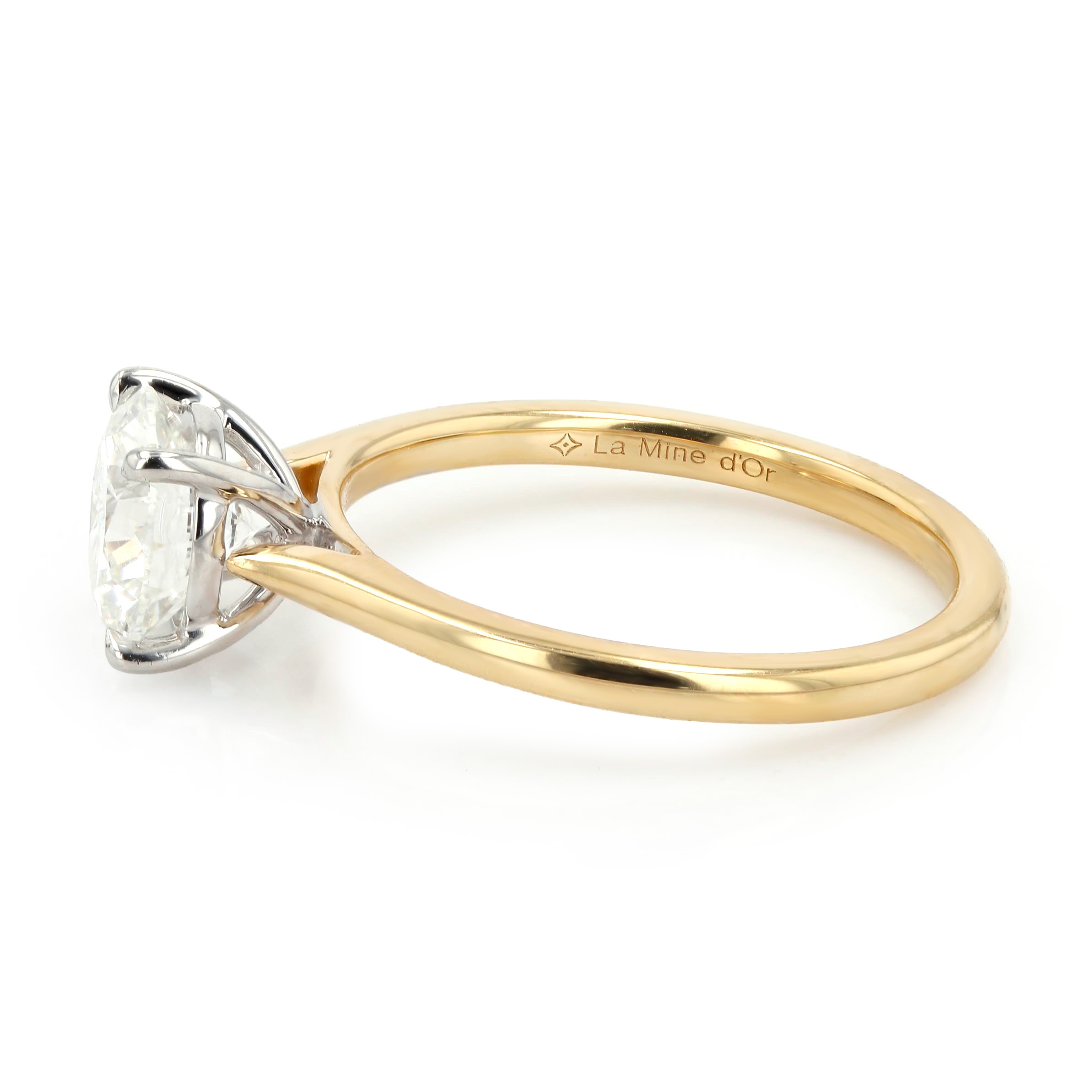 1.50ct Rio Round Brilliant Diamond Solitaire Engagement Ring Image 2 La Mine d'Or Moncton, NB