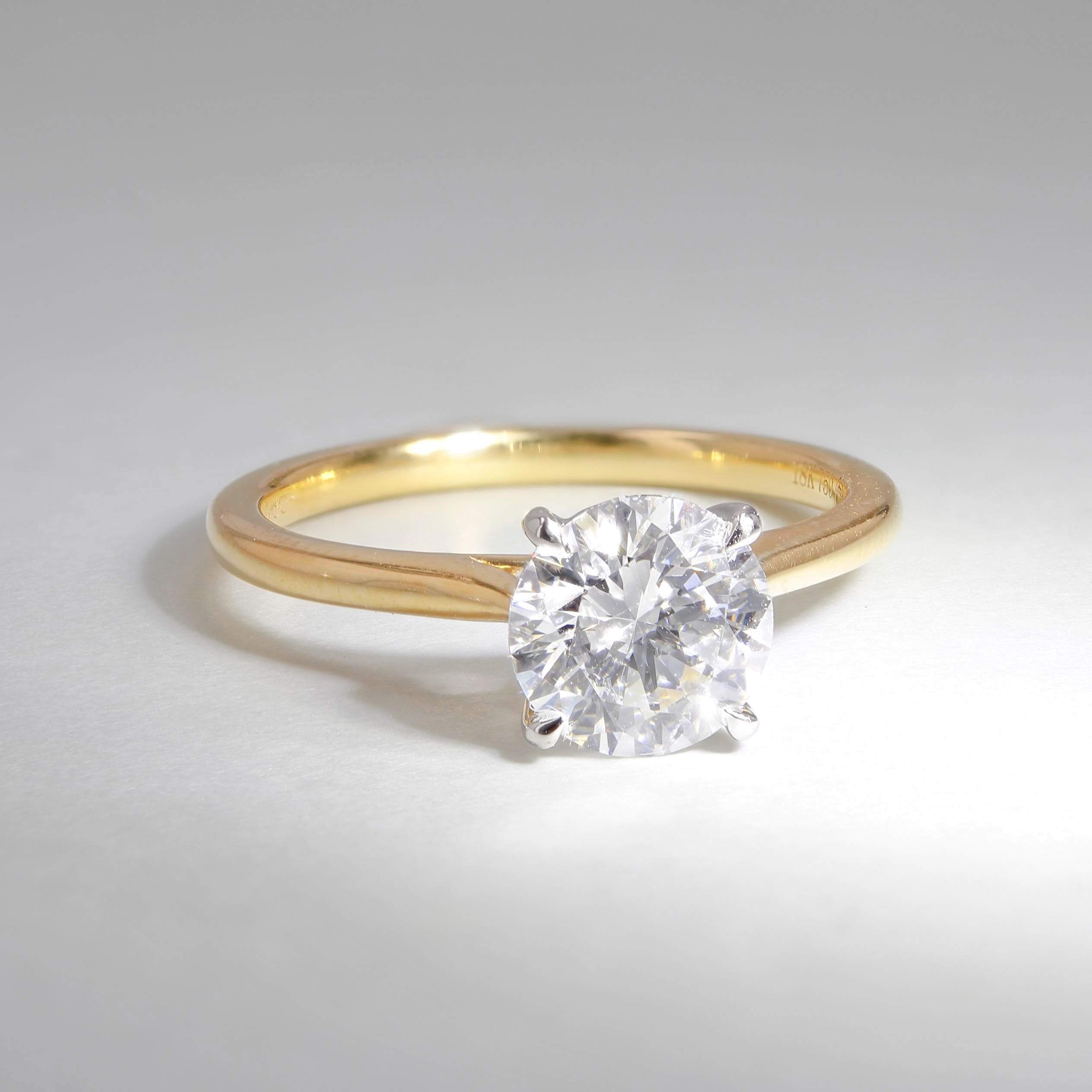 1.50ct Rio Round Brilliant Diamond Solitaire Engagement Ring Image 3 La Mine d'Or Moncton, NB