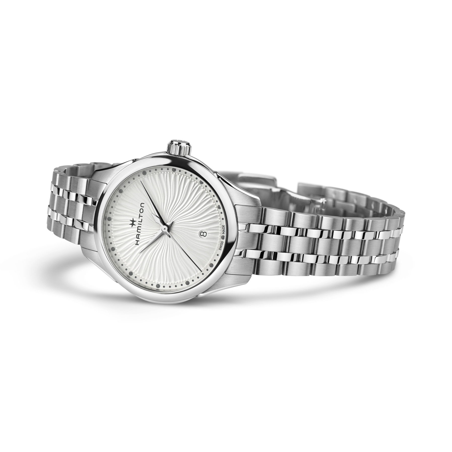 Hamilton Jazzmaster Lady Quartz White Dial 30mm Image 2 La Mine d'Or Moncton, NB